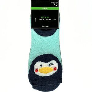 KIDS Cute Penguin No Show Socks